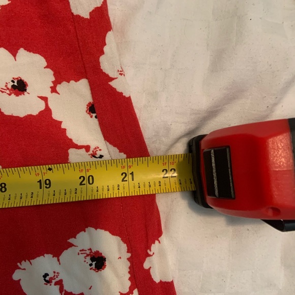 Flared Poppy Patterned Pants - Picture 7 of 9